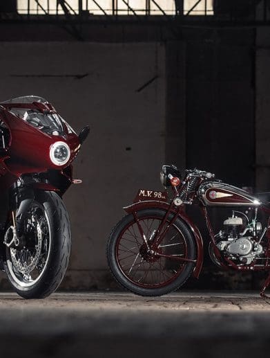 A view of MV Agusta's 2025 Brutale 1000 Ottantesimo.