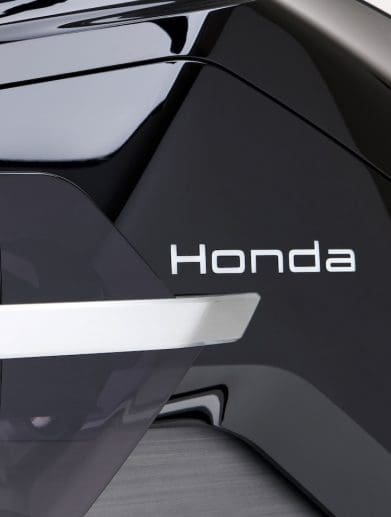A view of the EV fun concept motorcycle that was published to Honda's press release in November of 2024.