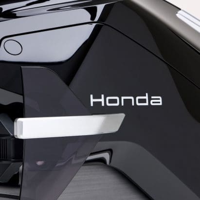 A view of the EV fun concept motorcycle that was published to Honda's press release in November of 2024.