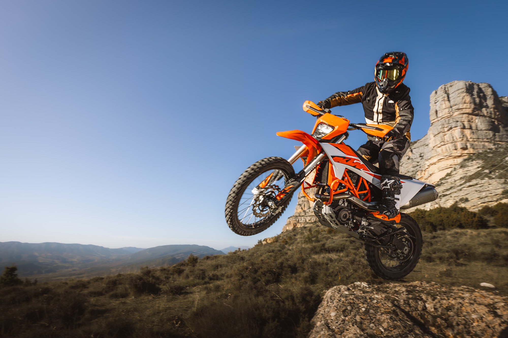 A view of the new 690 ENDURO R.