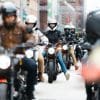 Amanda Quick and a series of other writers and RE team members on the Guerilla 450. Media sourced from Royal Enfield.