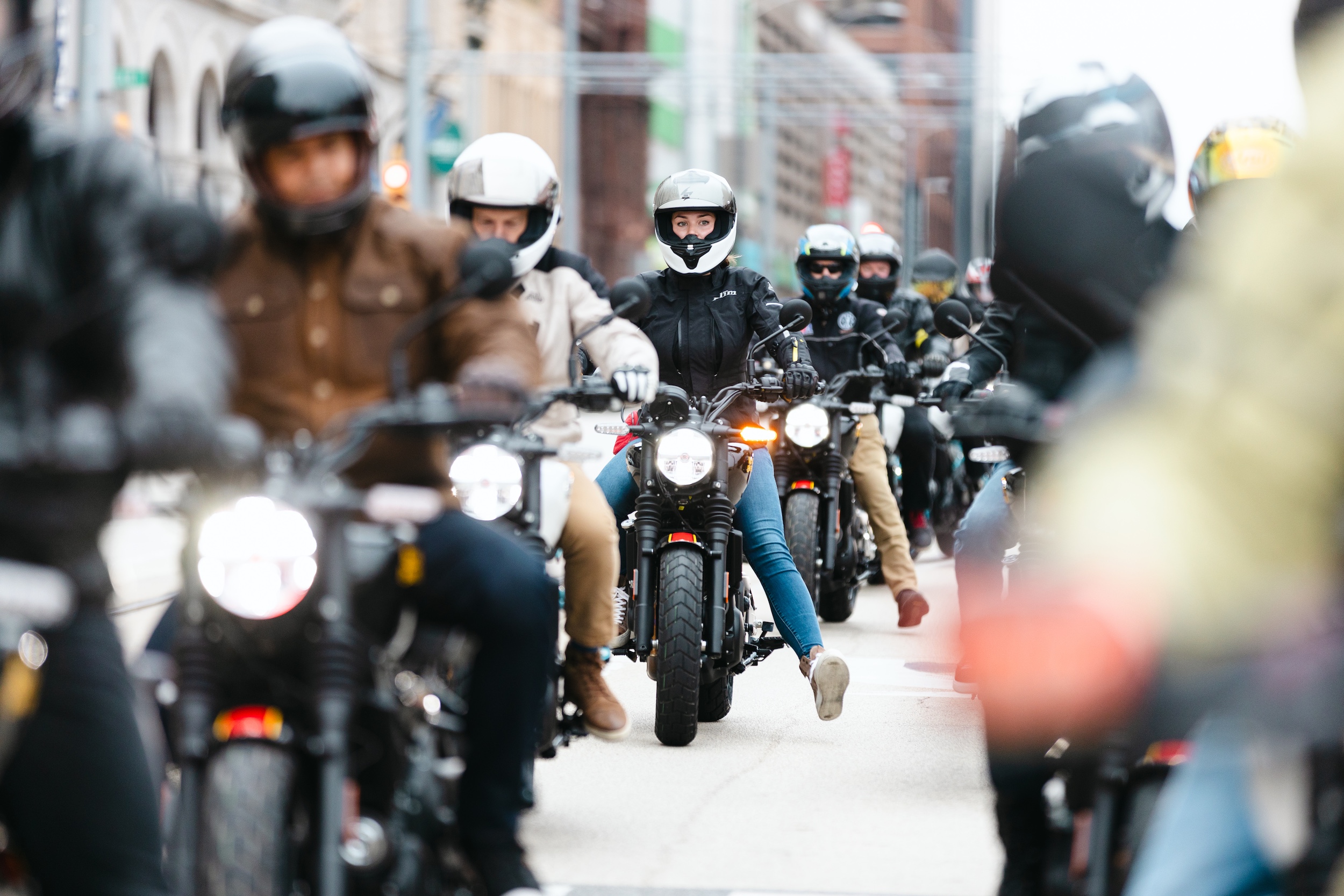 rewrite this title Event: Testing Out The New Guerilla 450 with Royal Enfield in Milwaukee
