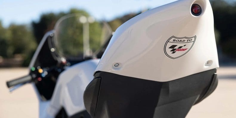 the tail of Krämer's APX-350 MA competition-only bike.