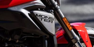 A view of Ducati's new 2026 V2 Monster. Media sourced from Ducati.