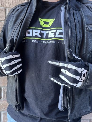 Cortech Shadow AX motorcycle jacket front view