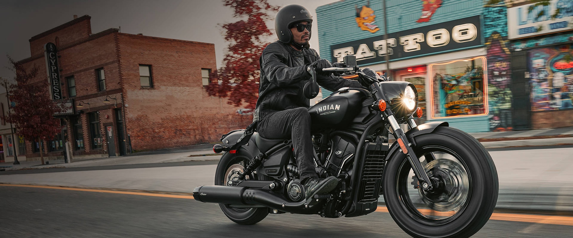A view of Indian's current Scout Bobber. Media sourced from Indian Motorcycles.