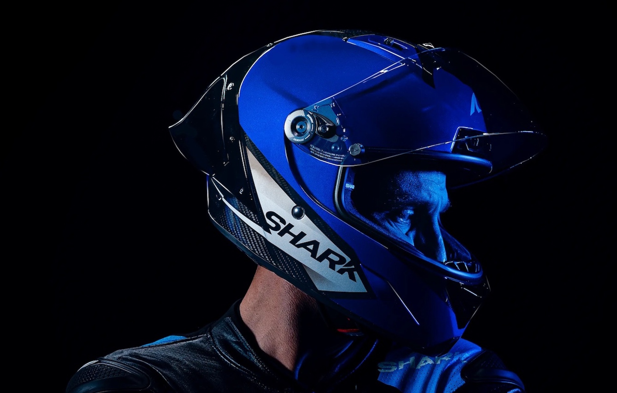 A view of Shark's IRID visor. Media sourced from Shark.