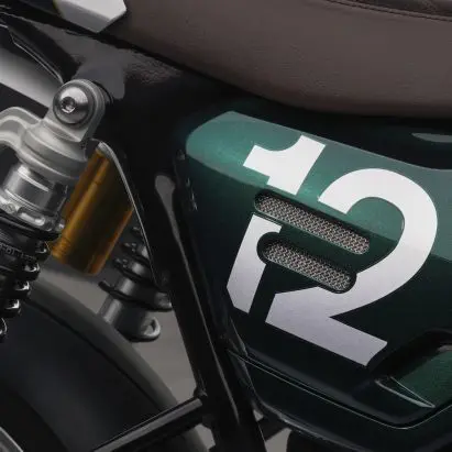 A view of Triumph's Speed Twin 1200 Cafe Racer Edition. Media sourced from Triumph Motorcycles.