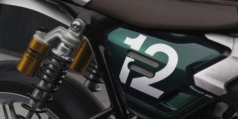 A view of Triumph's Speed Twin 1200 Cafe Racer Edition. Media sourced from Triumph Motorcycles.