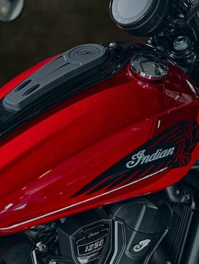 A view of the Indian Sport Scout. Media sourced from Indian Motorcycles.
