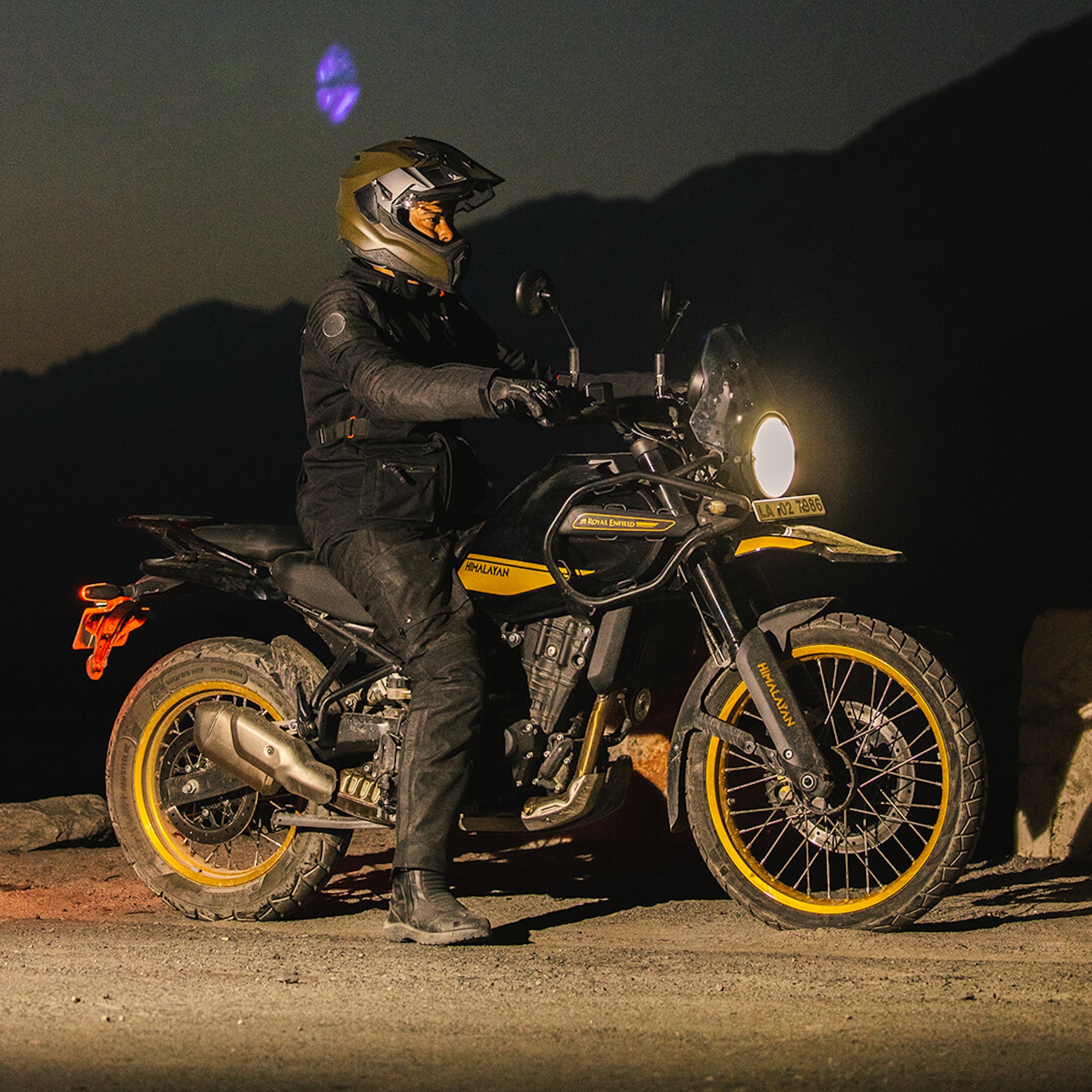 A view of the Royal Enfield Himalayan 450. Media sourced from Royal Enfield.
