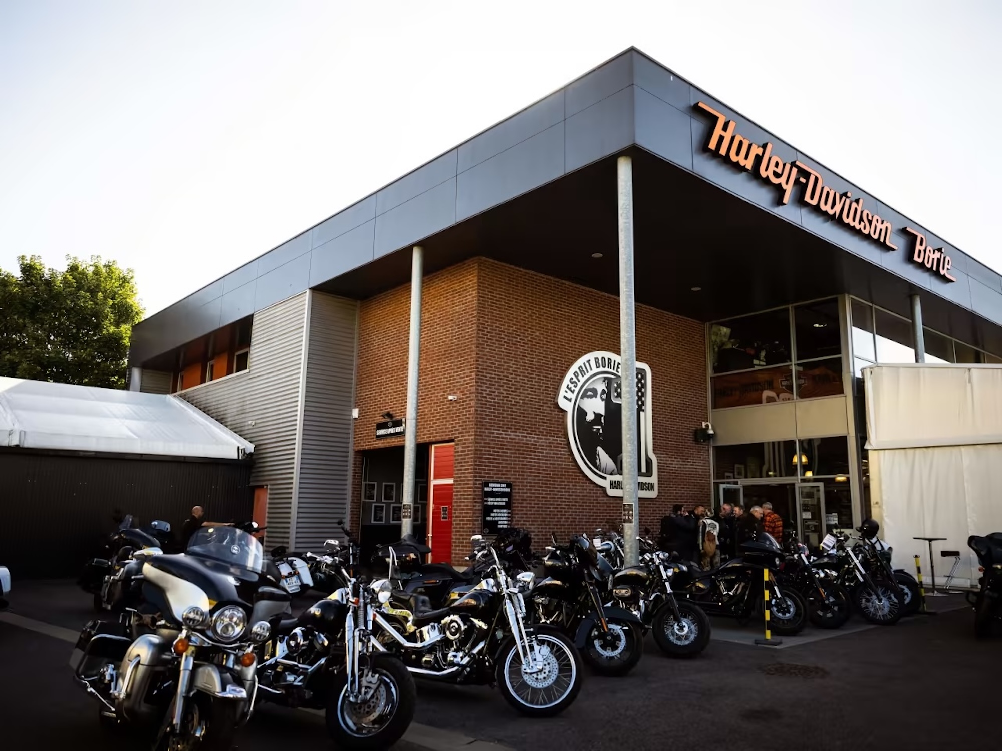 A view of a Harley-Davidson dealership. Media sourced from Harley-Davidson.