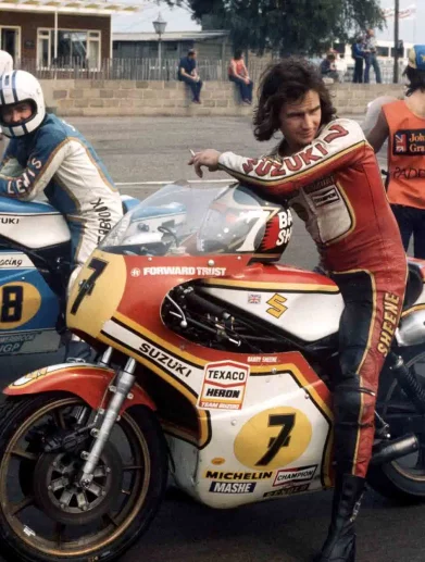 Barry Shane at Silverstone Grand Prix 1976