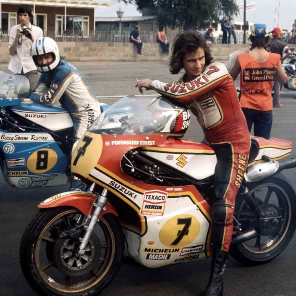 Barry Shane at Silverstone Grand Prix 1976