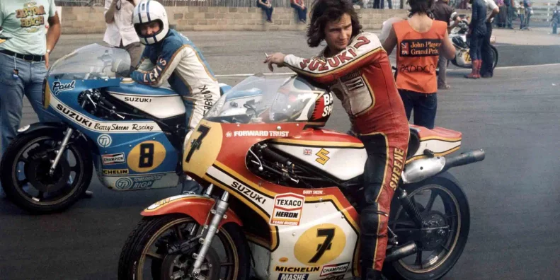 Barry Shane at Silverstone Grand Prix 1976